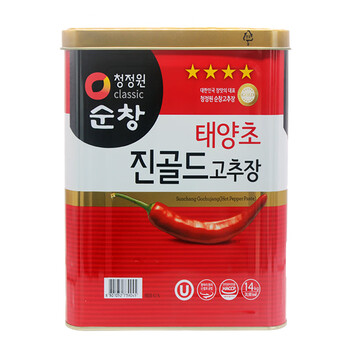韩国进口清净园淳昌辣椒酱 生大酱 包饭酱14kg铁桶装韩式石锅拌饭辣炒年糕甜辣酱大酱汤黄豆酱淳昌辣椒酱14kg 图片价格品牌报价 京东