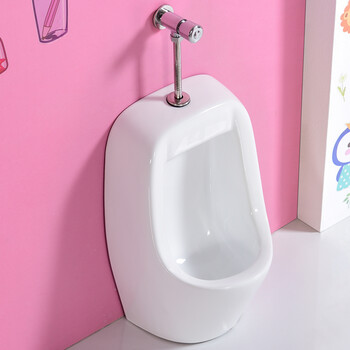 儿童小便器挂墙式幼儿园厕所小便池陶瓷儿童彩色挂墙式 a款白色小便斗