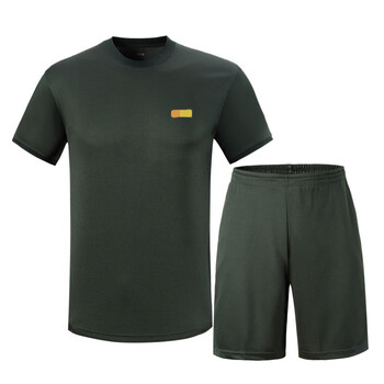 甲者体能服套装训练服男女夏季短袖体恤衫上衣短裤作训服t恤