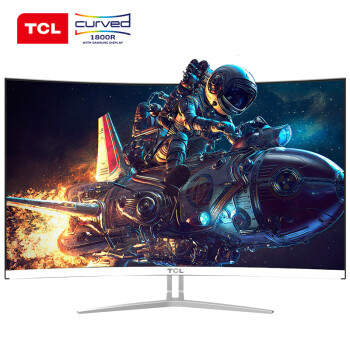 TCL T32M6C 31.5Ӣ1800Rʾ75hz ƹӽ΢߿Ϸ羺ʾHDMI/DVI/VGA