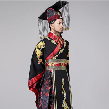 dicify新品龍袍漢服古代秦始皇服裝秦朝皇帝服大王漢武大帝天子服龍袍