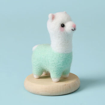 羊毛毡戳戳乐 制作玩偶羊驼 sn0253 【b款】附工具 手机绳 底座