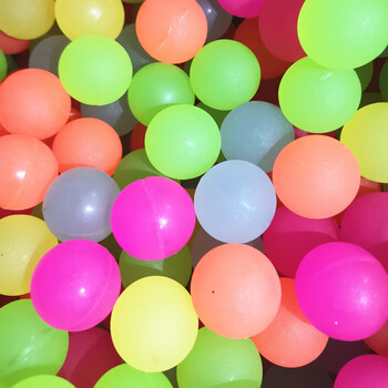 酷小智弹弹球 发光 七彩夜光球大号弹力球回弹荧光球高弹性发光1号