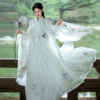 汉服女成人仙气明制夏款中国风广袖流仙裙古装飘逸古风新款春夏超仙