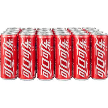 可口可乐碳酸型饮料听装高罐整箱可口可乐330ml24罐