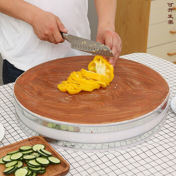 jd推荐 菜墩子 剁肉墩子剁骨菜墩红毛柳木圆形切菜墩砧板剁骨头不开裂