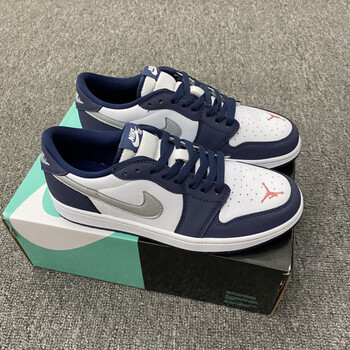 耐克nike品质莆田aj官网低帮篮球鞋日本限定午夜蓝海军蓝男女dc