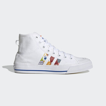 adidas/阿迪达斯三叶草男女nizza 高帮休闲运动板鞋帆布鞋 gx2712 gx