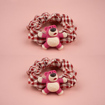 草莓熊手链手绳发绳diy手工编织材料男女同款送闺蜜发圈男朋友小