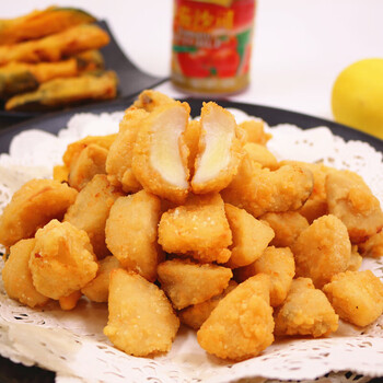 玖纹豹盐酥杏鲍菇1kg小吃鸡排小吃炸蘑菇杏鲍菇满 1000g 1000g