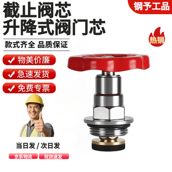 钢予工品 ppr截止阀阀芯 pe截止阀阀芯 升降式通用水管开关升降式阀门配件 20阀芯