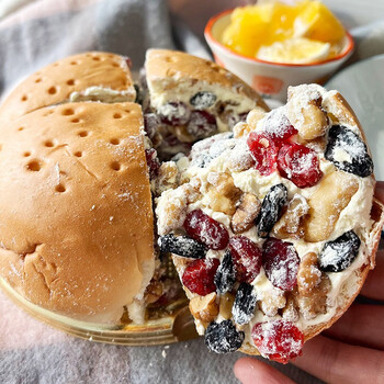 西域麦尔斯新疆塔城网红手工奶酪包410g/盒 新疆塔城奶酪包410g