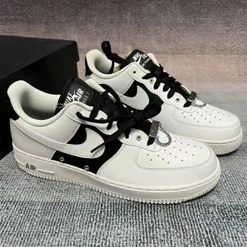 耐克nike空军一号男af1空军一号正版低帮男女板鞋缝线头层皮耐磨