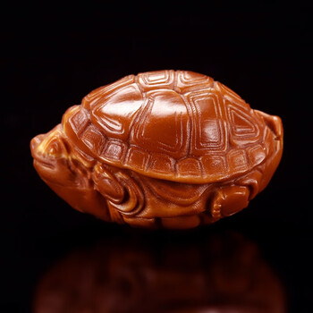 左余苏工橄榄核雕刻乌龟单籽手串文玩手机包等挂件橄榄核维度宽18mm