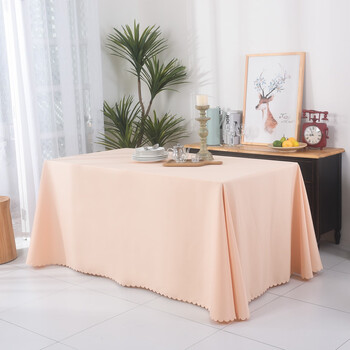 芍萌会议桌桌布 简约现代纯色白色桌布会议办公台桌布茶歇甜品台长方
