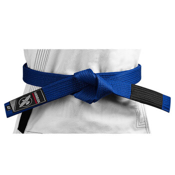 hayabusa隼柔术腰带巴西柔术道带白带蓝带柔道跆拳道服男女格斗服蓝色