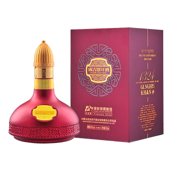成吉思汗游牧毡包内蒙特产白酒 12年窖藏43度浓香
