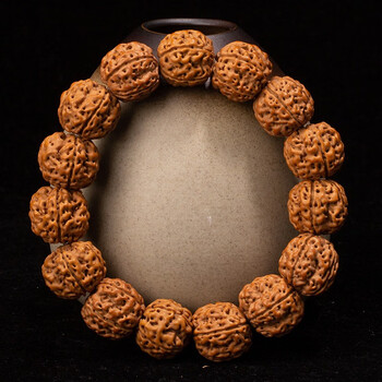 懂香帝精品树王小金刚菩提手串双龙核桃原籽文玩盘玩手串男佛珠手持