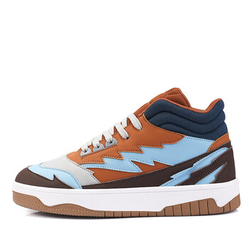 卡帕kappa官方旗舰店官方男鞋冬季新款国潮运动高帮鞋子厚底增高轻便