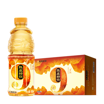 陈皮特饮东东鹏特饮九制陈皮400ml*24瓶装整箱风味饮料适合夏天喝的