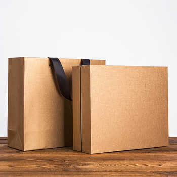 普洱茶茶饼包装盒 357克福鼎白茶单饼装茶叶包装 金色_盒子 手提袋