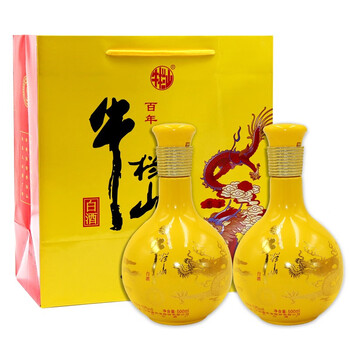 牛栏山白酒北京二锅头特酿9礼盒酒52度浓香型500ml2瓶