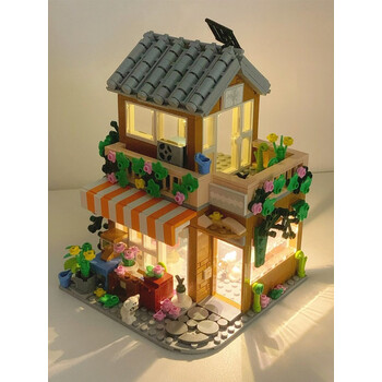 乐高lego积木治愈房子小屋系列女生女孩咖啡店别墅街景拼装玩具礼盒装