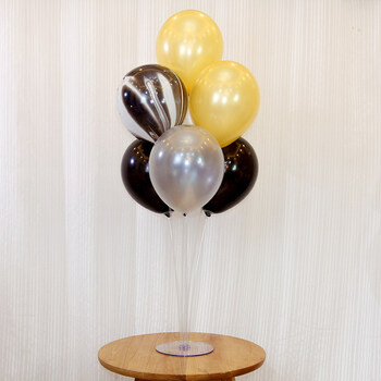生日派对布置马卡龙气球金属气球桌飘儿童宝宝周岁聚会餐桌装饰品 yg