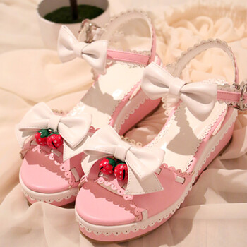 洛丽塔凉鞋-粉色 35码