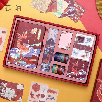 纸欧莉故宫古风手账本套装礼盒古典中国风文创手帐贴纸胶带素材包儿童节 
