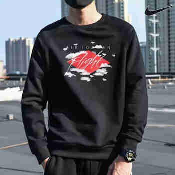 耐克（NIKE） 卫衣男2024新款运动休闲圆领长袖针织保暖舒适套头衫DH9036-010 DH9036-010/主推款 M 170/88A