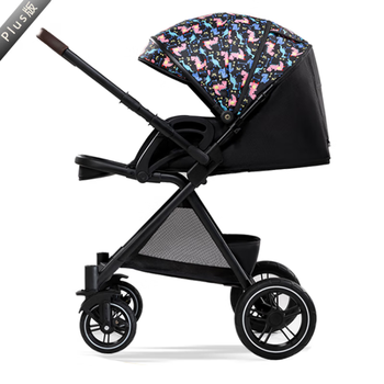 贝迪姆婴儿车轻便双向高景观可坐可躺折叠手推车宝宝新生儿童伞车 小