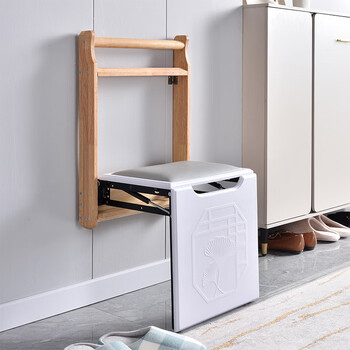 乃驰隐形换鞋凳折叠壁挂式穿鞋凳折叠换鞋凳壁挂式墙上穿鞋凳入户门