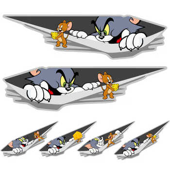 个性创意车贴电动摩托车贴画刮痕防水 3d皮卡丘吐舌头【大小各一对】