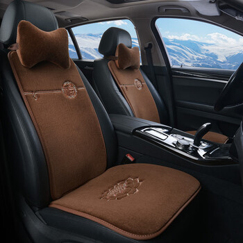 达令河汽车坐垫秋冬季窄版纯羊毛座垫适用帕萨特新迈腾宝马5系奥迪a4