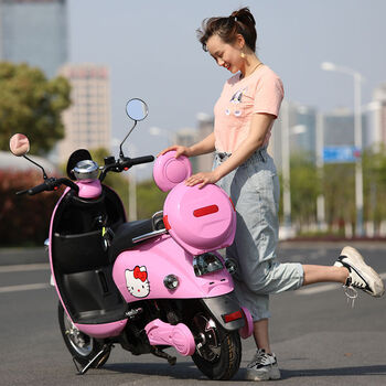 型踏板车72v男女电瓶车双人电动摩托车 k  t 猫 云贵川爬坡王(山区)