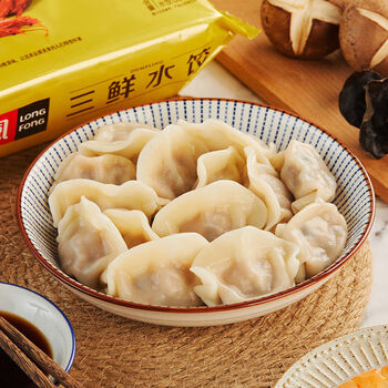 5折【dj优选】龙凤 水饺速冻饺子 大袋多口味多规格传统早晚餐速食
