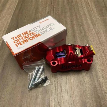 利苏淳适用于布雷博brembogp4rx大辐射卡钳100锁点电动车摩托车卡钳
