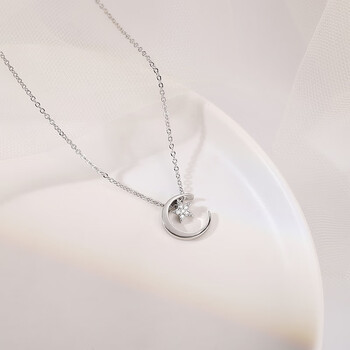 星月项链银色【图片 价格 品牌 报价】-京东