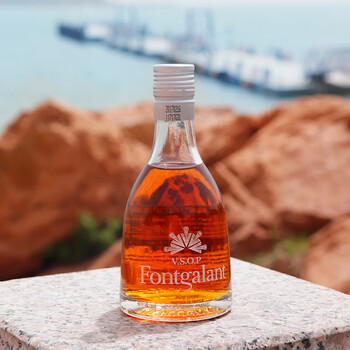 福阁白兰地 法国进口洋酒 vsop原瓶进口 晶钻白兰地 125ml/瓶*4