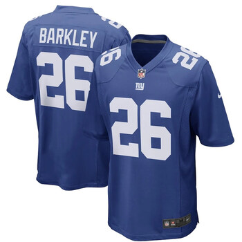 杜西哲nfl纽约巨人new york s橄榄球服26号saquon barkley球衣运动