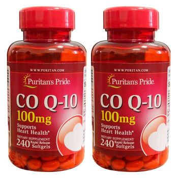 輔酶q10軟膠囊美國原裝進口100mg240粒coq10護心輔酶q10100mg2