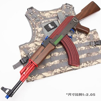 益尔乐yearotoy仁祥ak47102尼龙电动连发军典ak玩具枪74u升级ak泽宁特