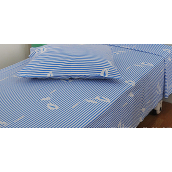 康童 医院用床单三件套医院用床上用品床单被套枕套三件套医护病床