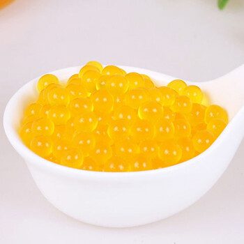 爆珠爆爆蛋珍珠奶茶甜品水果捞原料芒果草莓蓝莓优格等9口味zzea 百香