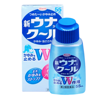 日本直邮日本KOWA兴和防蚊止痒液 防蚊蚊虫叮咬驱蚊水 海绵头55ml（一岁以上使用）