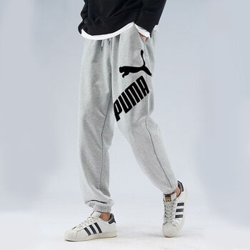 彪马裤子男韩版潮流男士休闲长裤夏季宽松百搭青少年束脚纯棉运动