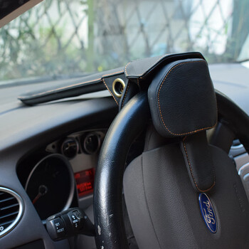 钜甲锁汽车方向盘锁汽车防盗锁小汽车锁具 车头锁车把锁汽车锁 钜甲