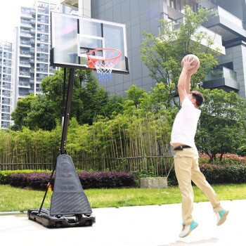 函翔（HANXIANG） 篮球架成人移动升降篮球板篮球框家用投篮框架青少年蓝球架户外 成人豪华家用款