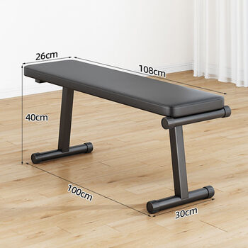 班卓家用可移动折叠哑铃卧推飞鸟凳多功能训练健身器材仰卧起坐小平凳